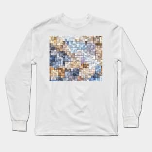 Colorful mosaic abstract stylization Long Sleeve T-Shirt